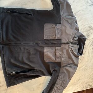 The North Face Charcoal and Black Fleece Jacket